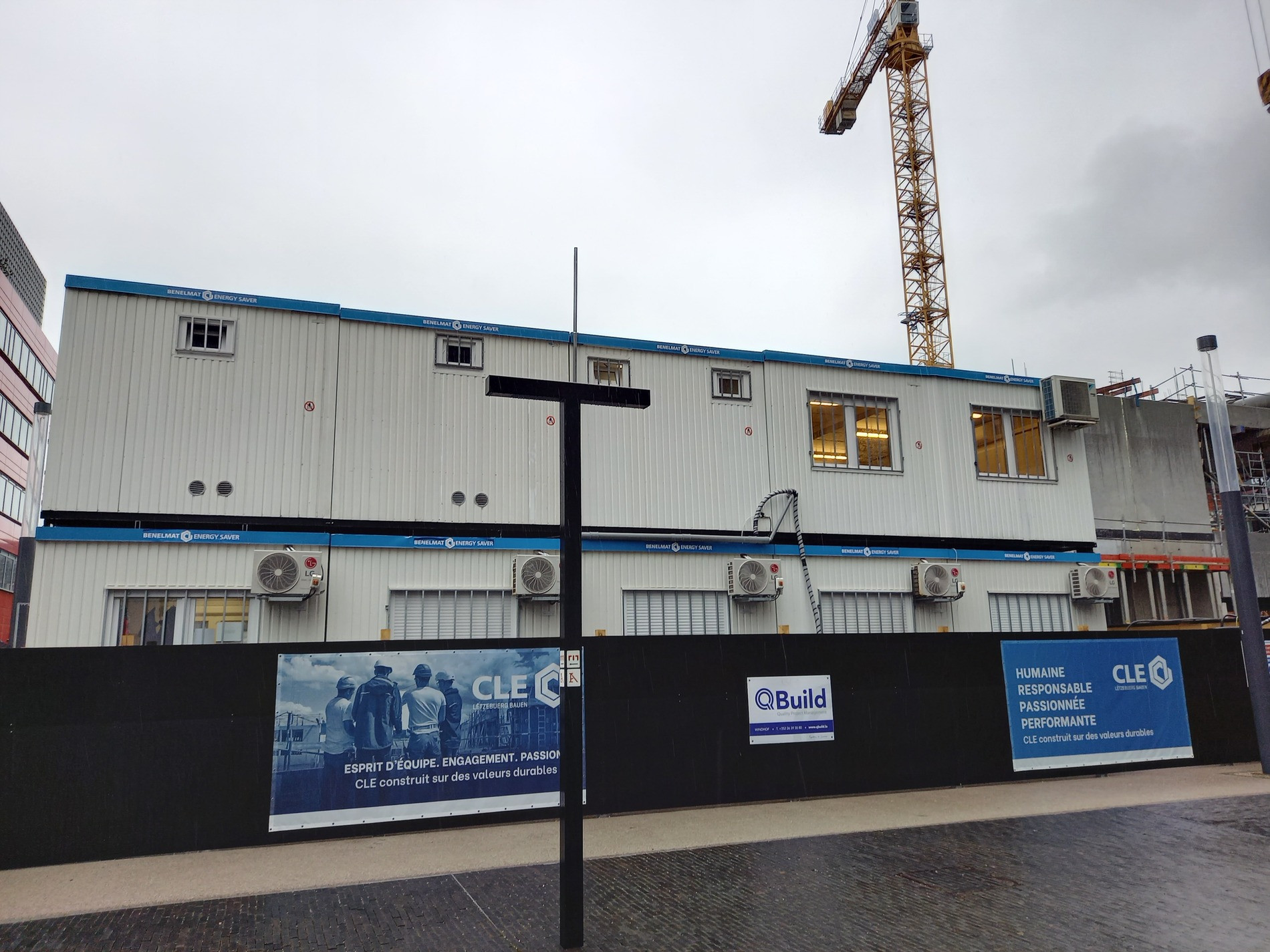 Containers - Chantier Terres Rouges - CLE